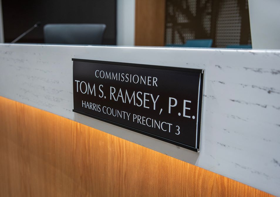 Commissioner Ramsey name tag